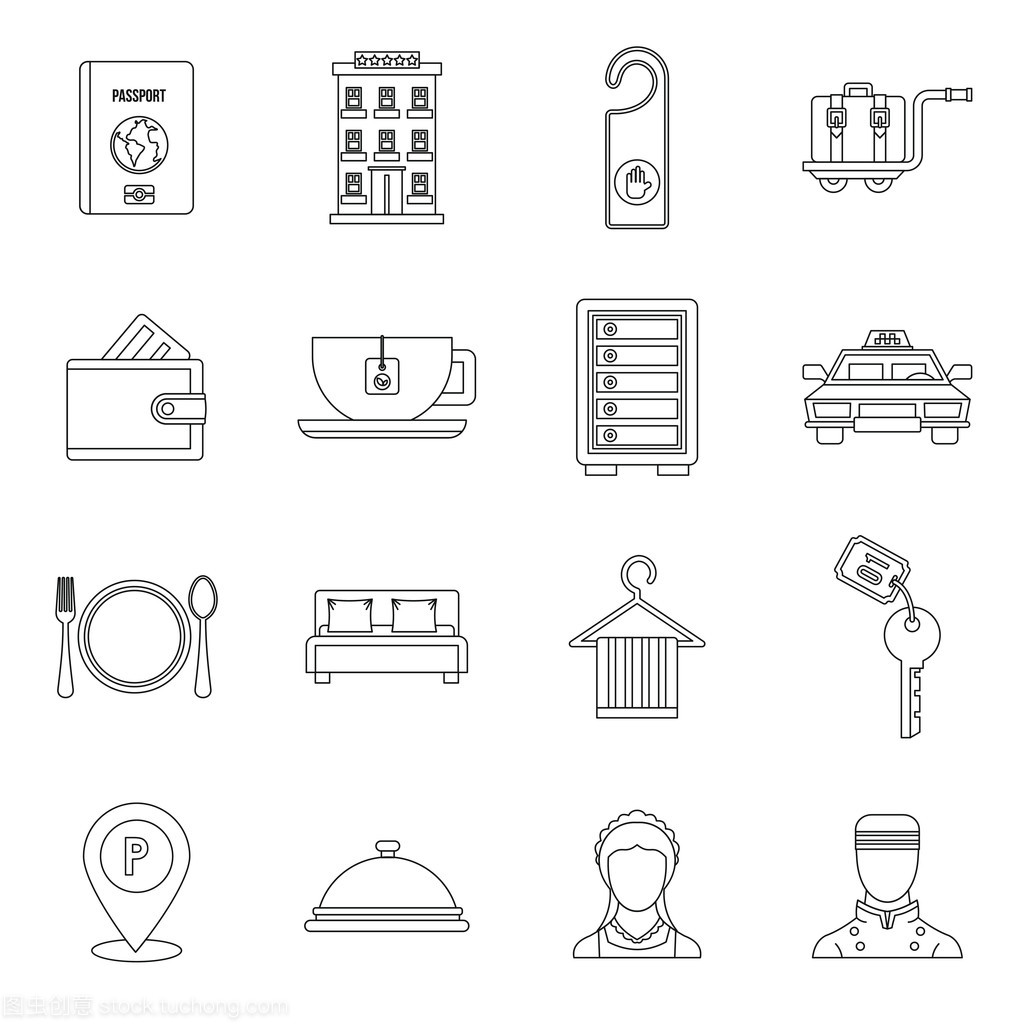 酒店在大綱樣式中設置的圖標